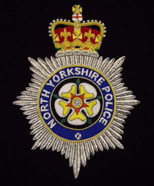 Small Embroidered Badge - North Yorkshire Police